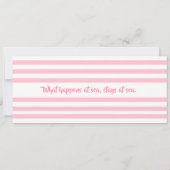 誕生日クルーズチケット 搭乗券 招待状 (裏面)