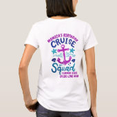 誕生日クルーズ仲間カスタムイベント Tシャツ (裏面)