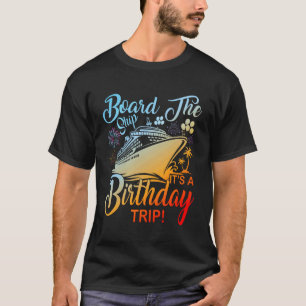 誕生日クルーズ旅行の船に乗ろう クルーズ船 ク Tシャツ