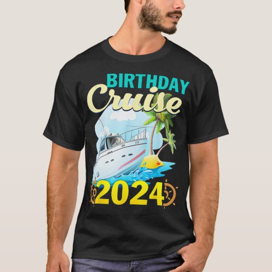 誕生日クルーズ2024地中海のクルージング Tシャツ (正面)
