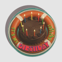 誕生日クルーズ(チョコレート)マグネット