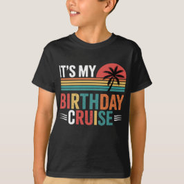 誕生日クルーズ レトロサングラス Tシャツ