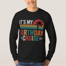 誕生日クルーズ レトロサングラス Tシャツ