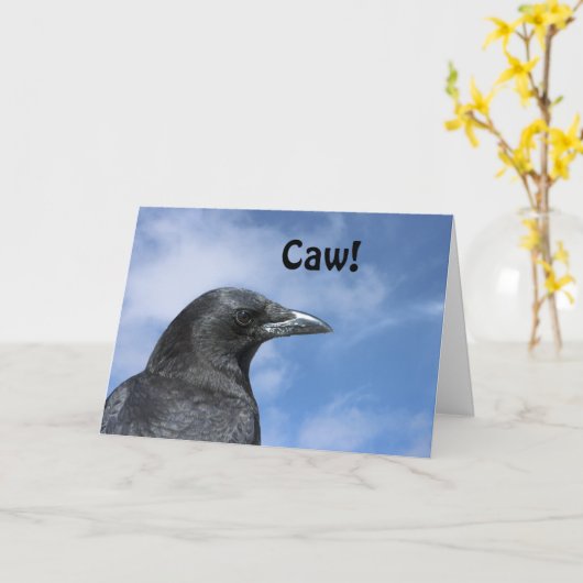 誕生日クロウ カード (黄色い花)
