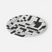 誕生日クロスワードパズル ペーパープレート (アングル)