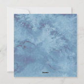 誕生日グリーティングカード喜びの波を願う! シーズンカード (裏面)