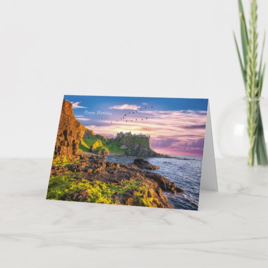 誕生日グリーティングカード用のアイルランド語の画像 カード (正面)