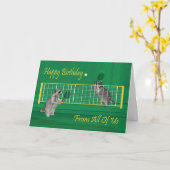 誕生日グリーティングカード カード (黄色い花)