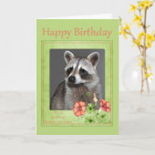 誕生日グリーティングカード カード (黄色い花)