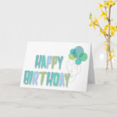 誕生日グリーティングカード カード (黄色い花)