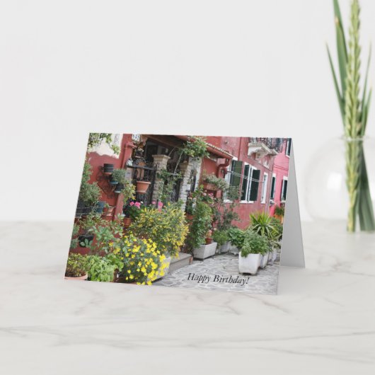 誕生日グリーティングカード カード (正面)