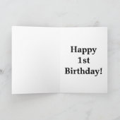 誕生日グリーティングカード シーズンカード (内部)