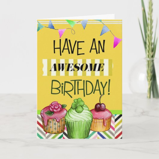 誕生日グリーティングカード シーズンカード (正面)