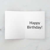 誕生日グリーティングカード シーズンカード (内部)