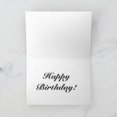 誕生日グリーティングカード シーズンカード (内部)