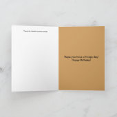 誕生日グリーティングカード(ハムスター付) カード (内部)