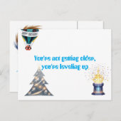 誕生日グリーティングカード ポストカード (正面/裏面)