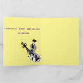 誕生日グリーティングカード：従姉妹 カード (内部)