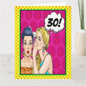 誕生日グリーティングカード – AGEの追加 – すべての側面を表示 カード (正面)