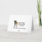 誕生日グリーティングカード – Office Co-worker カード (裏面)