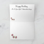 誕生日グリーティングカー素晴らしド カード (内部)