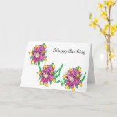 誕生日グリーティングカー素晴らしド カード (黄色い花)