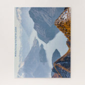 誕生日グリーティングスロイズピークニュージーランド ジグソーパズル (縦)