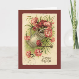 誕生日グリーティングヴィンテージの再生 カード