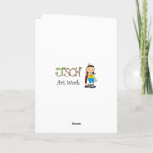 誕生日グリーンカード カード (裏面)