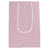 誕生日グレーキットンオン水玉模様 ミディアムペーパーバッグ (裏面)