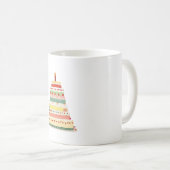 誕生日ケーキです コーヒーマグカップ (正面右)