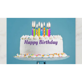 誕生日ケーキのポストカード ポストカード