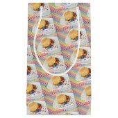 誕生日ケーキのユーモア スモールペーパーバッグ (正面)