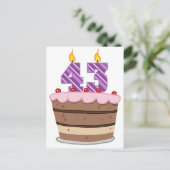 誕生日ケーキの43 ポストカード (スタンド正面)