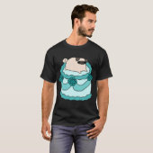 誕生日ケーキパグ Tシャツ (正面フル)