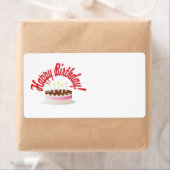 誕生日ケーキ ラベル (インサイチュ)