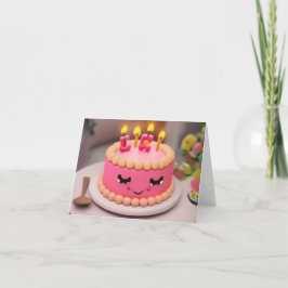 誕生日ケーキ 案内状