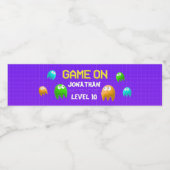 誕生日ゲームオン ペットボトルラベル (シングルラベル)