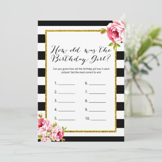 誕生日ゲームx2 – 古さ | 誰が知っているか 招待状 (スタンド正面)