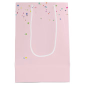 誕生日コアラベアアンドスター紙吹雪 ミディアムペーパーバッグ (裏面)