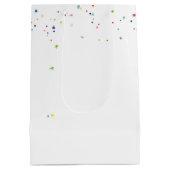 誕生日コアラベアアンドスター紙吹雪 ミディアムペーパーバッグ (裏面)