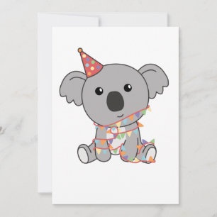 誕生日コアラ子供へA誕生日ホリデーカード シーズンカード