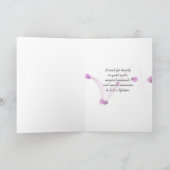 誕生日コスモスの花園 カード (内部)