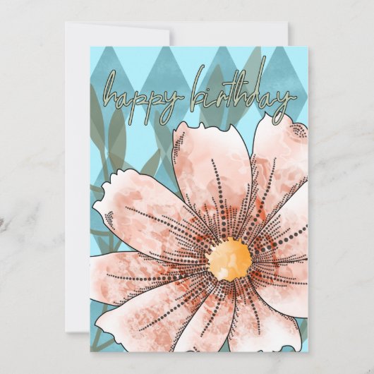 誕生日コスモ シーズンカード (正面)