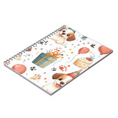 誕生日コテージノート – お洒落お祝い ノートブック (左側)