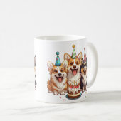 誕生日コルギドッグ コーヒーマグカップ (正面右)