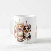 誕生日コルギドッグ コーヒーマグカップ (正面左)