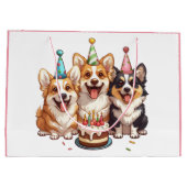 誕生日コルギドッグ ラージペーパーバッグ (裏面)