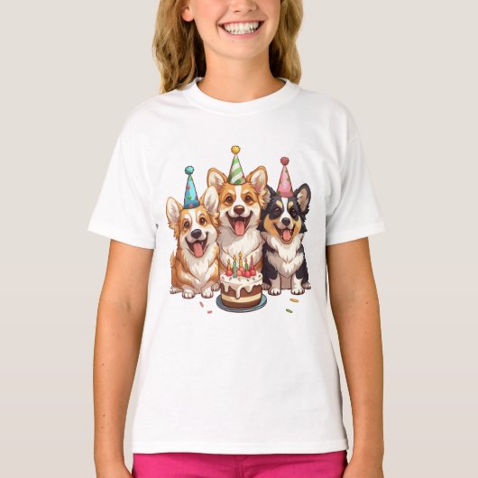 誕生日コルギドッグ Tシャツ (正面)