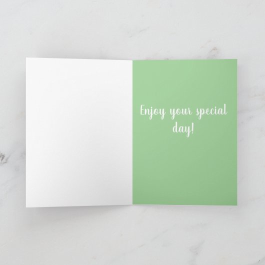 誕生日コルギ カード (内部)